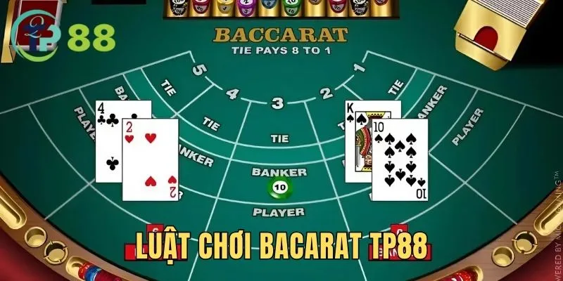 baccarat TP88 -Thế Giới Game Casino Đặc Sắc Nhất 2025 3 Luật chơi Baccarat cơ bản newbie nên nắm rõ ràng