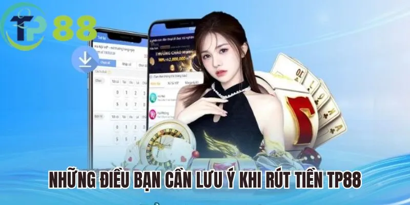 Rút Tiền TP88 2 Những điều bạn cần lưu ý khi rút tiền TP88