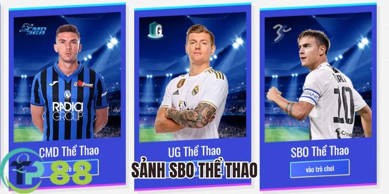 thể thao tp88 2 Sảnh SBO thể thao tại nền tảng TP88